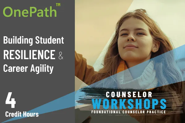 School counselor helping students build resilience adaptability and confidence for future career pathways