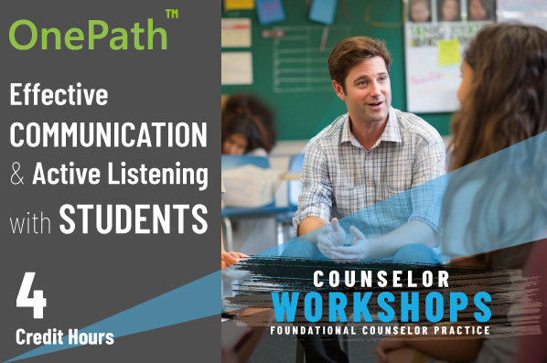 School counselor actively listening to a student during a one-on-one guidance session