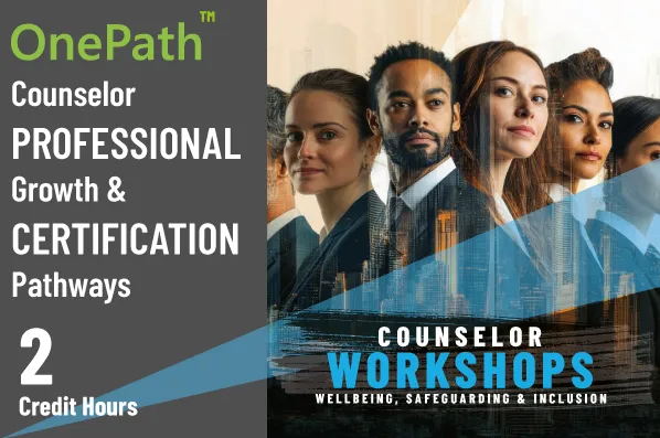 School counselor exploring professional growth certification pathways and continuous development opportunities