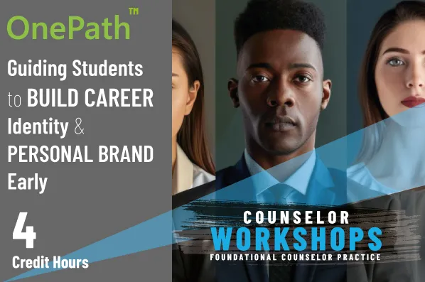 School counselor reviewing career assessments and psychometric results to guide student potential and pathway planning