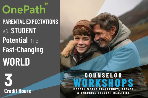 School counselor balancing parental expectations with student strengths potential and future choices
