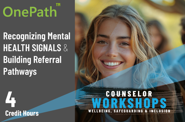 School counselor recognizing student mental health signals and building referral pathways for support